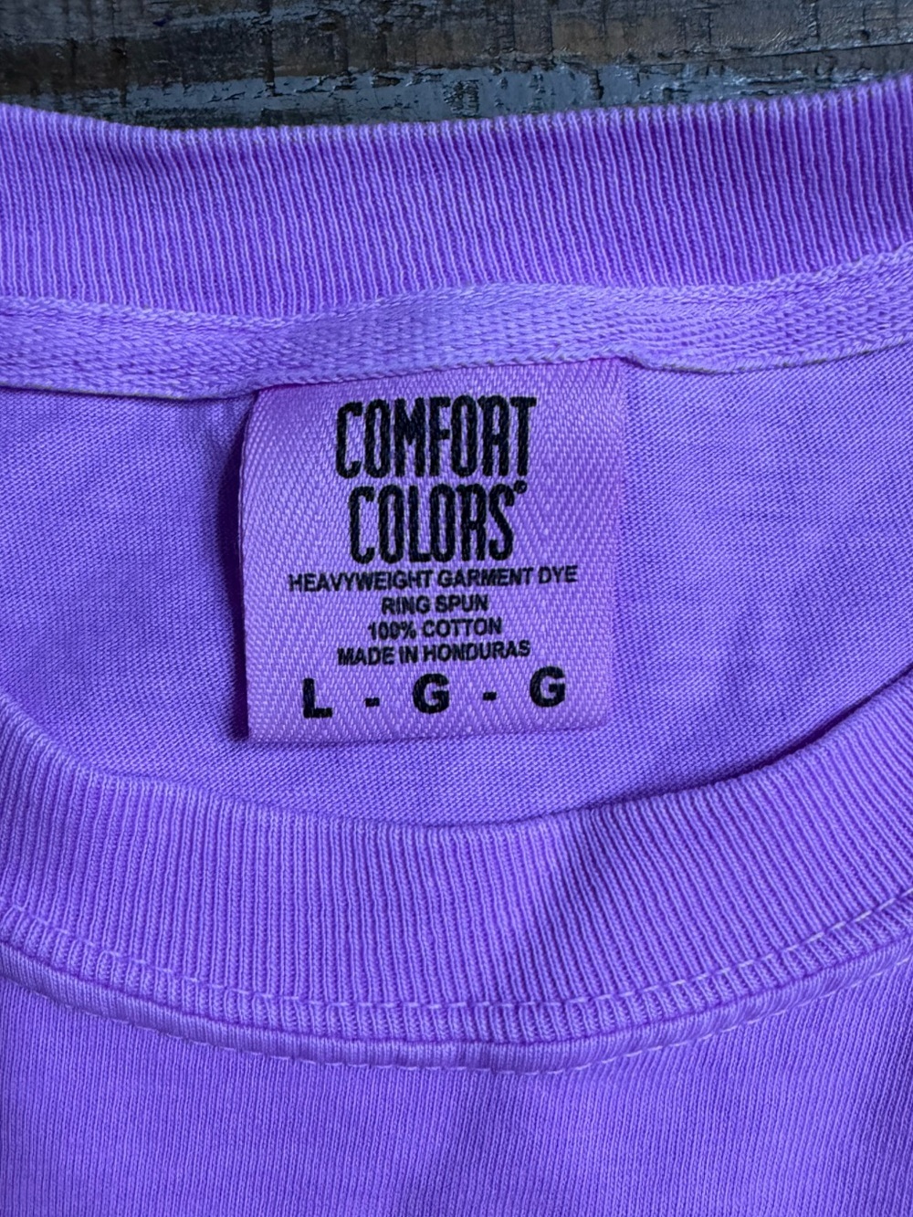 Comfort Colors Neon Violet Nirvana Short Sleeve Tee - Picture 2 of 6